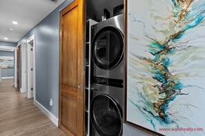 Washer Dryer in Hallway