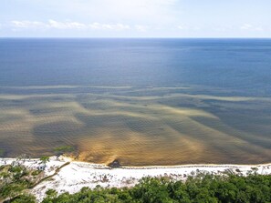 Aerial view of the bay