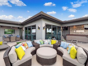 The top floor balcony grants incredible views and lots of Florida sunshine