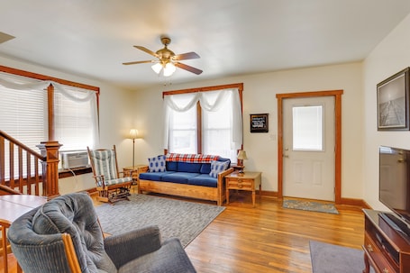 Loganton Vacation Rental | 2BR | 1.5BA | 900 Sq Ft | Access Only By Stairs