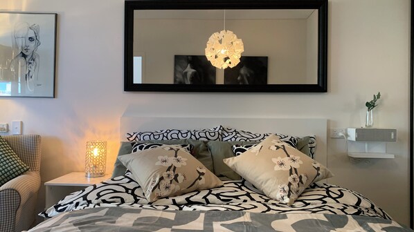 tastefully decorated interiors with designer lighting