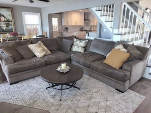 sink into this amazingly soft and comfortable sectional.