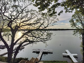 incredible lake views and huge doc k