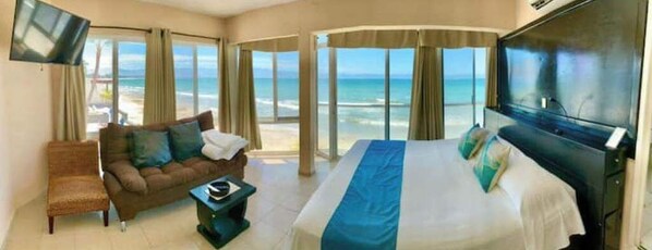 bedroom with a sofa bed
