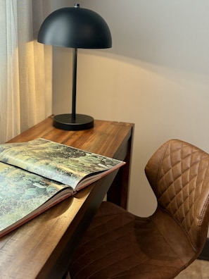Perfect space for working or bird watching out the windows