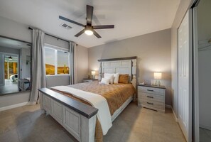 Bedroom 3 with queen bed and closet
