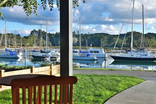 The view from the deck of the apartment at The Waterside on Wade