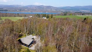 Balbeag Cottage looking towards Loch Insh