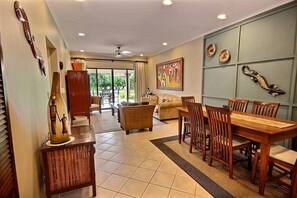 Step inside our inviting and charming condo to be greeted with a rustic style and comfy furniture!