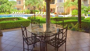 Head down by the pool each morning with a cup of coffee or a mimosa and start your day on vacation mode!