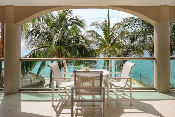 Embrace unbeatable sunrises and sunsets with the best seat in the house: Our peaceful and private terrace.