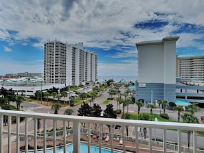 Large Balcony with Gulf View