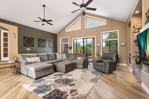 Relax Indoors after a Long Hike (Queen Sofa Bed, Main Level)