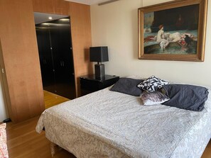 Bedroom with walk in dressing