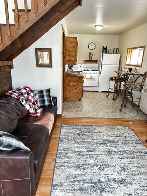 Kitchen and living room