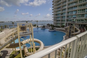 Pool with Slides