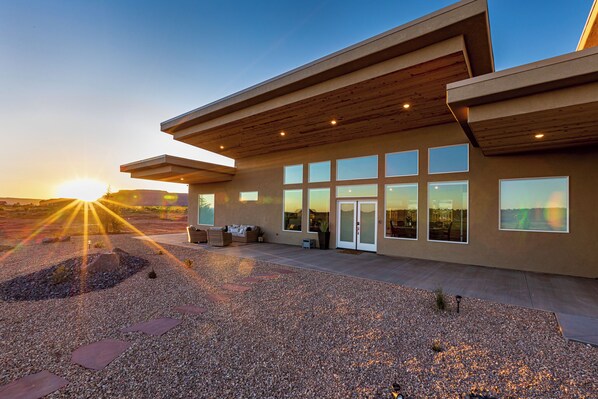 Casa Del Sol is a luxury oasis in the desert with views all around.