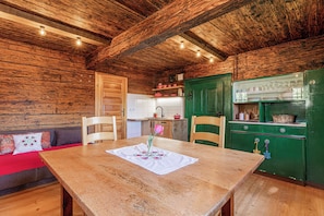 Kitchen and dining area