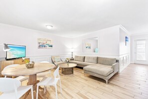 Living room with HDTV