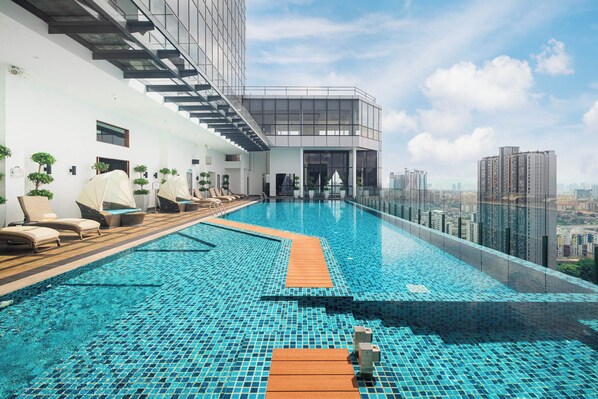Pool auf dem Dach