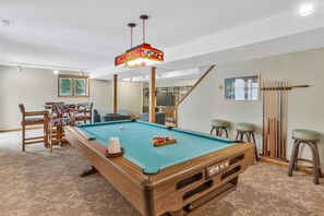 Pool table with all equipment