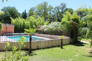 Piscine vue de la chambre