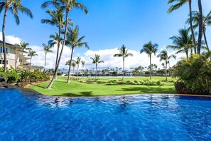 Fairway Villas large gated pool....just a minute walk from villa