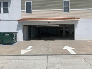Entrance to parking garage