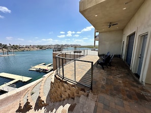 Ground level patio