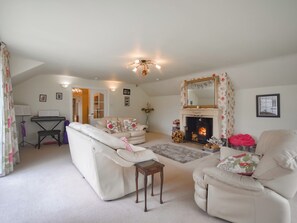 Living area | Nether Auchlinsky Cottage, Glendevon