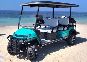 GOLF CART RENTAL! 6 passenger low speed vehicle and parking pass
