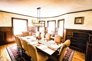 Large formal dining room for up to 10-12
