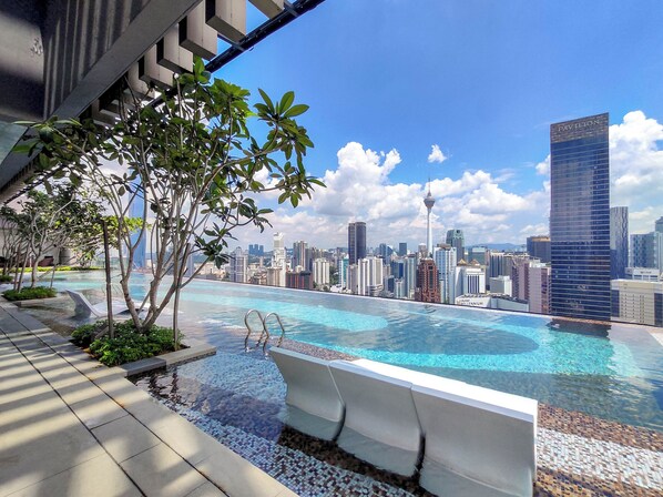 Rooftop pool