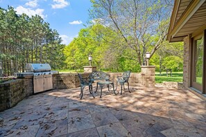 Patio/grill off main living room