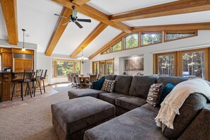 Gorgeous living room with abundant natural light