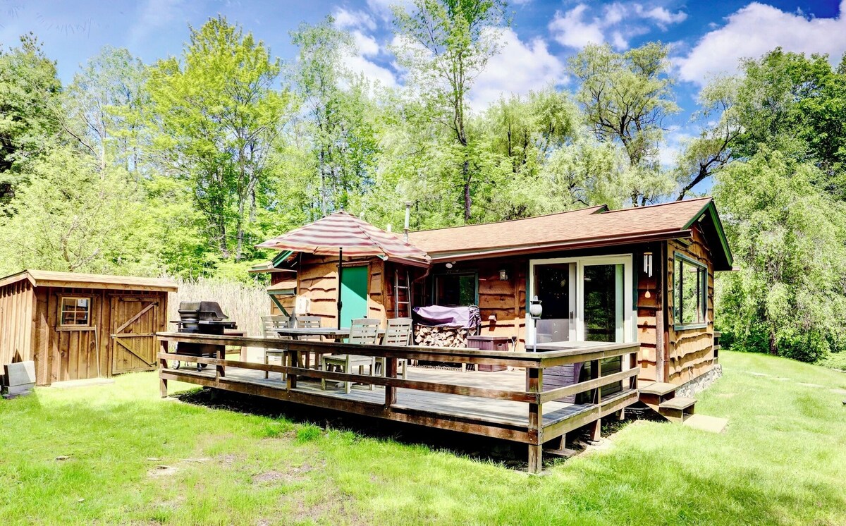 Grandview Cabin is in Woodland Valley in the High Catskill Mountains