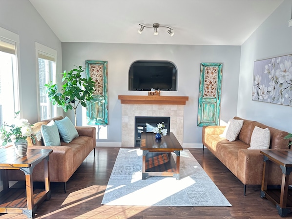 living room in the main level