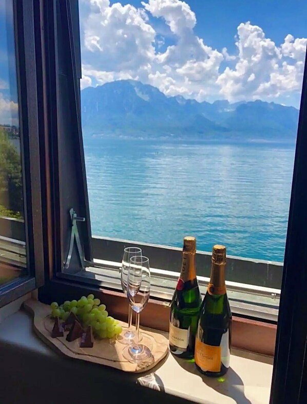 Vue depuis l’hébergement