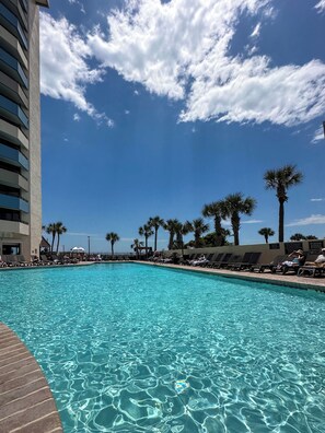 Outdoor pool.