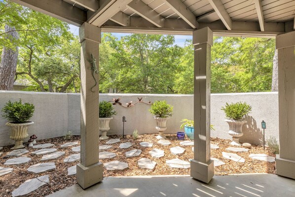 Private Patio with Gazebo