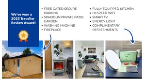 Free parking and amenities at tiny house airbnb