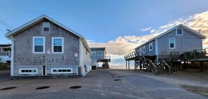 Lot and beach access is shared with neighboring properties