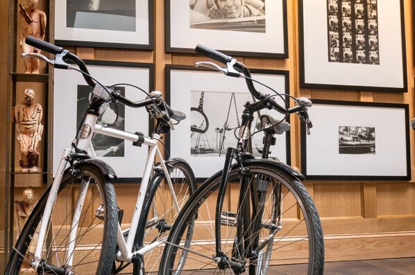 Explore our venue and the city with style - bicycles available for guest use.