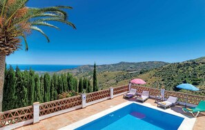 Sea views from the private pool