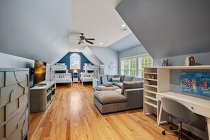 Kids bunk & tv room combo.