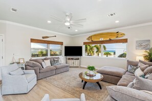 Water view from the living area.
