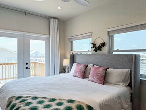Views of the Sound and gorgeous sunsets out these windows and doors. 