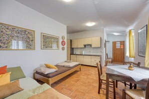 Kitchen and dining area