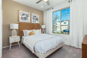 First floor queen bedroom