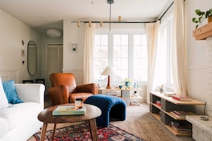 WELCOME TO THE SHAMBLY-LA: 1 of 2 Cozy + Colourful Living Spaces